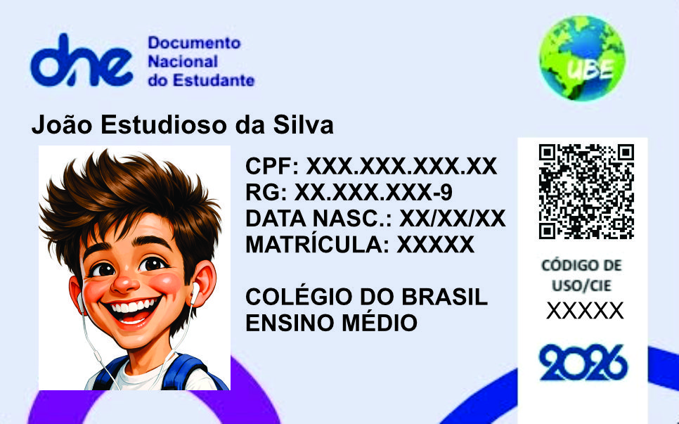 Carteira de Estudante DNE/UBE